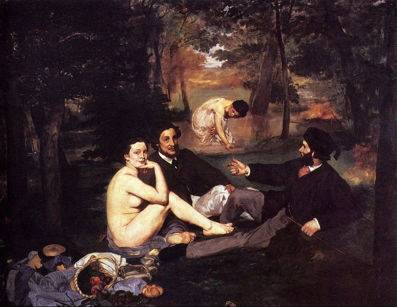 Edouard Manet Dejeuner Sur L'Herbe